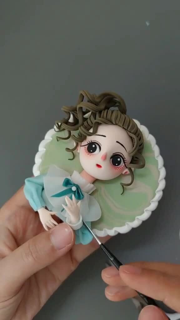 超轻粘土人物制作教程分享