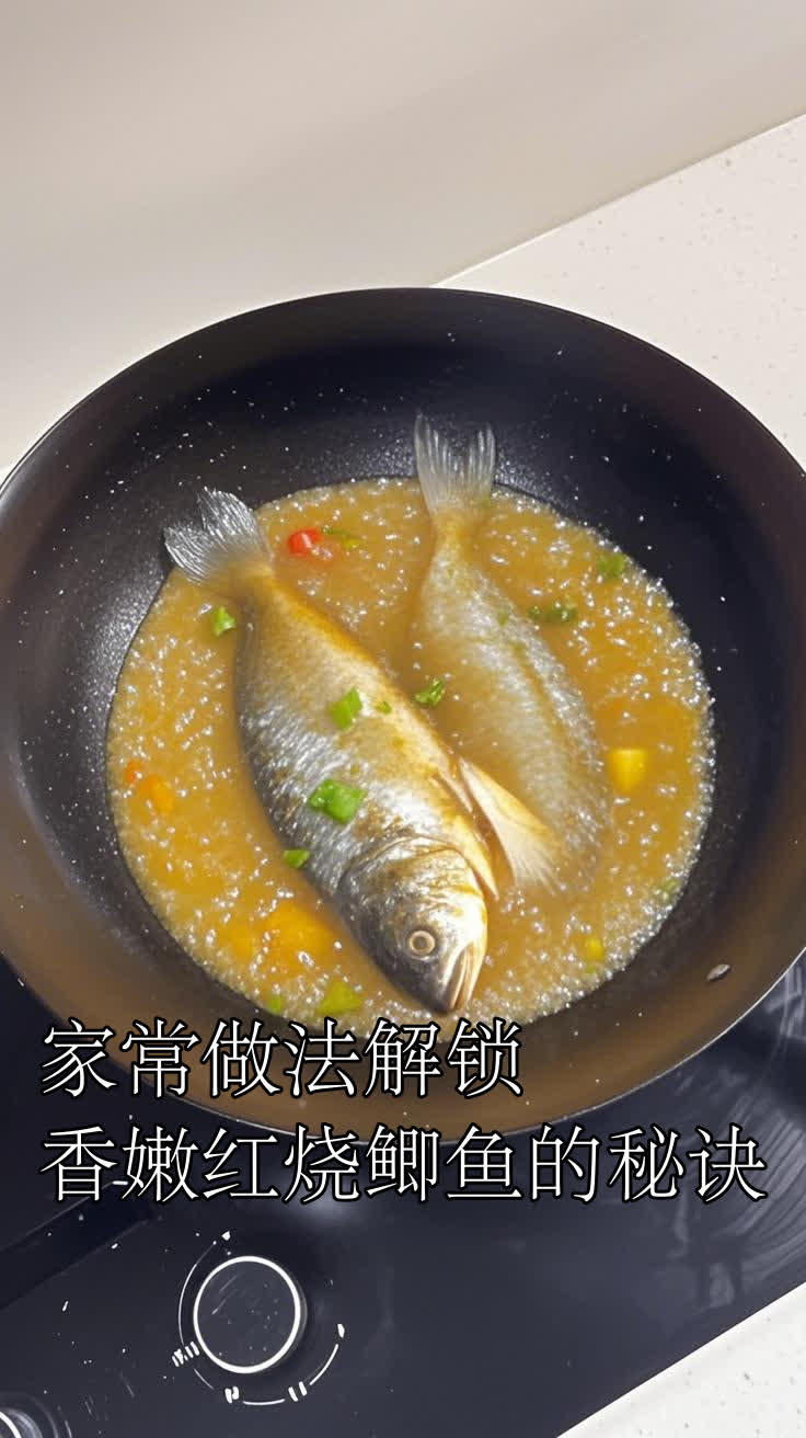 家常做法解锁,香嫩红烧鲫鱼的秘诀