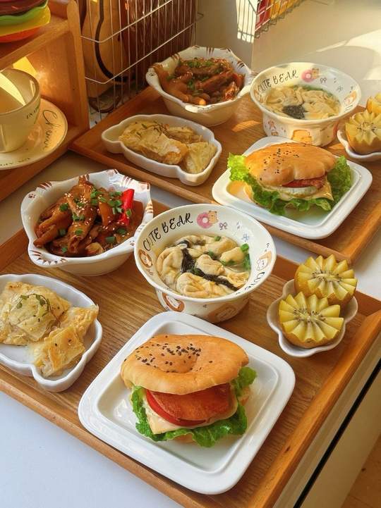 小学生早午餐食谱：中式汉堡等多样美食