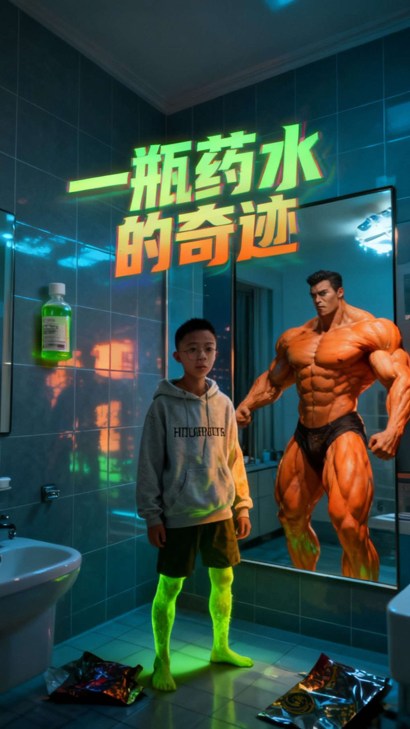 药水变身肌肉猛男奇遇