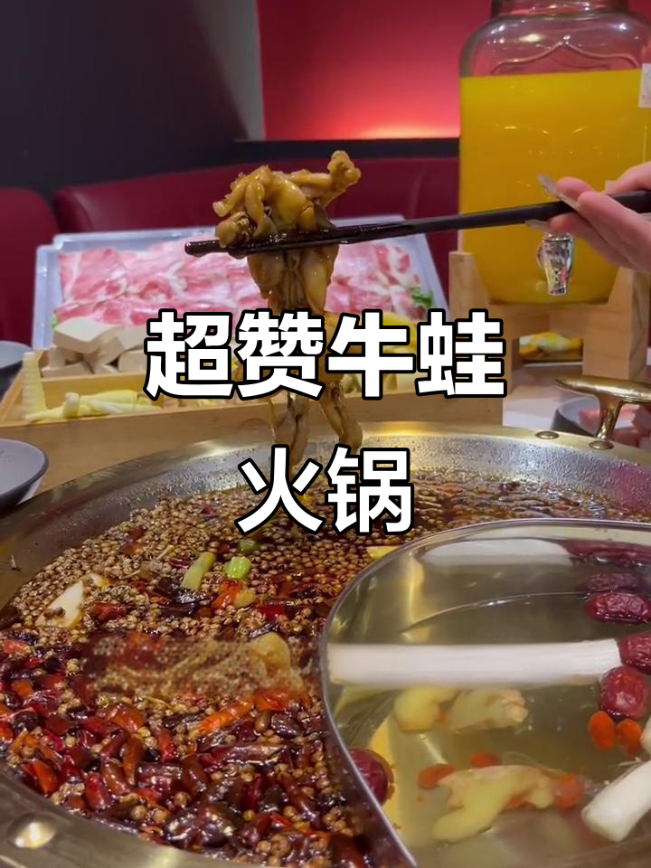 鱼城新发现!牛蛙与火锅的完美搭配,鲜香麻辣让人停不下来