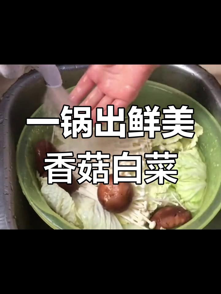 简单香菇白菜汤,轻松做出美味鲜香