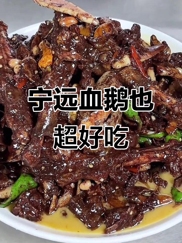 宁远血鸭名声在外,其实血鹅一样美味!