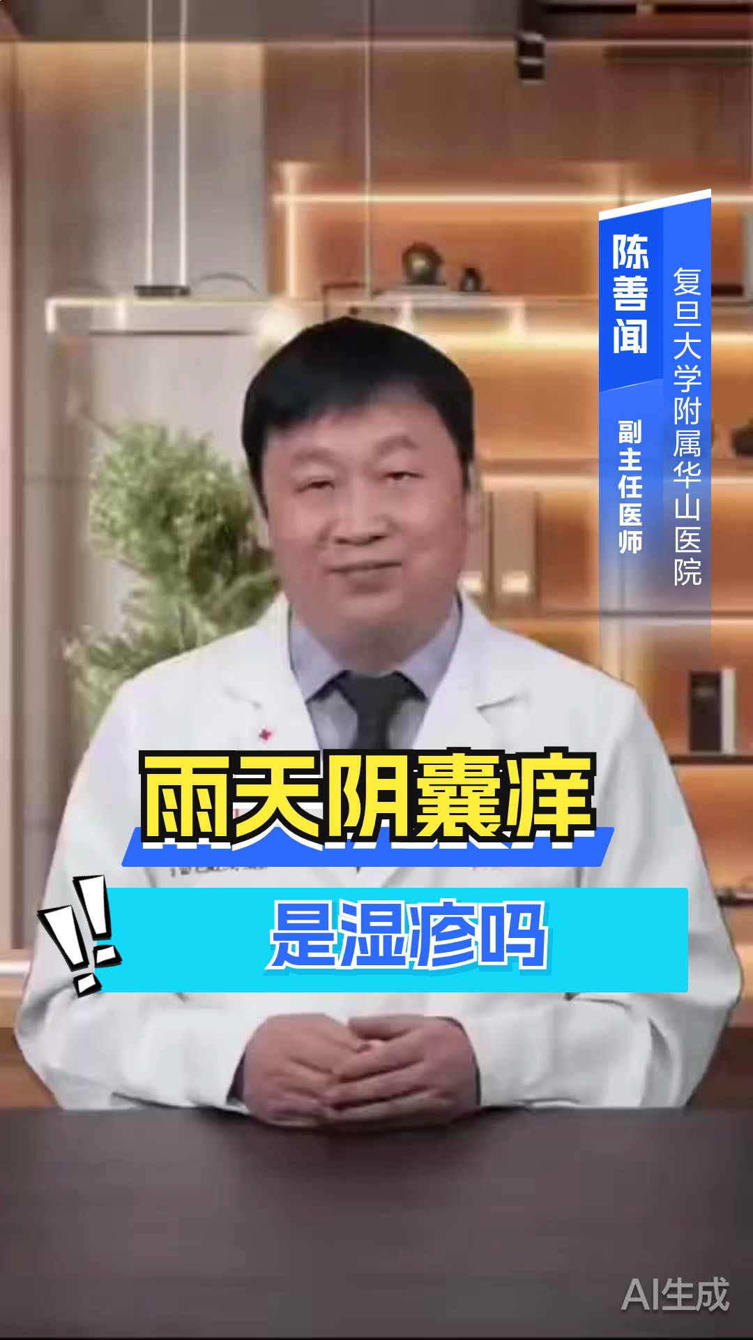 雨天阴囊痒是湿疹吗?