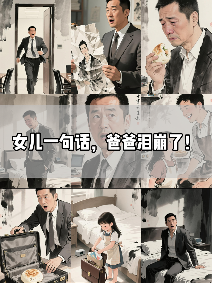 5岁女儿偷偷给爸爸准备了惊喜，结局让人破防