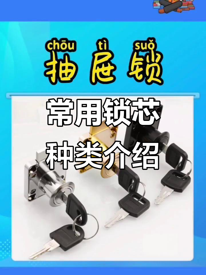 常见锁芯类型大揭秘:防盗、电子、链子等全解析