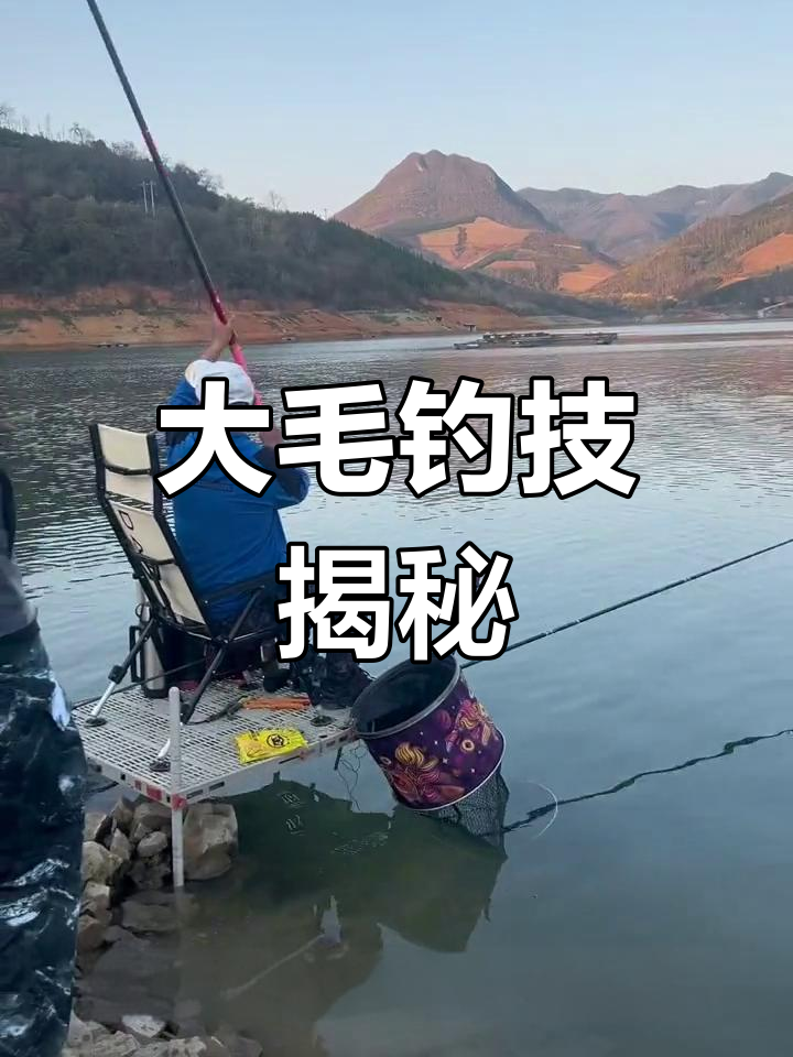 现场见证大毛钓鱼,十年经验尽显技巧!