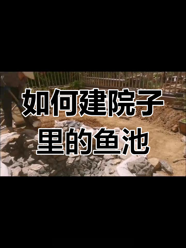 鱼池建造全流程,打造庭院水景的完美设计