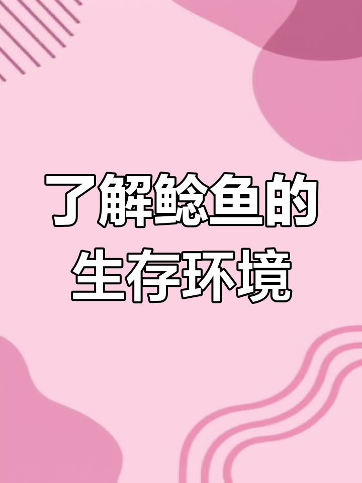 鲶鱼的生活习性及环境要求