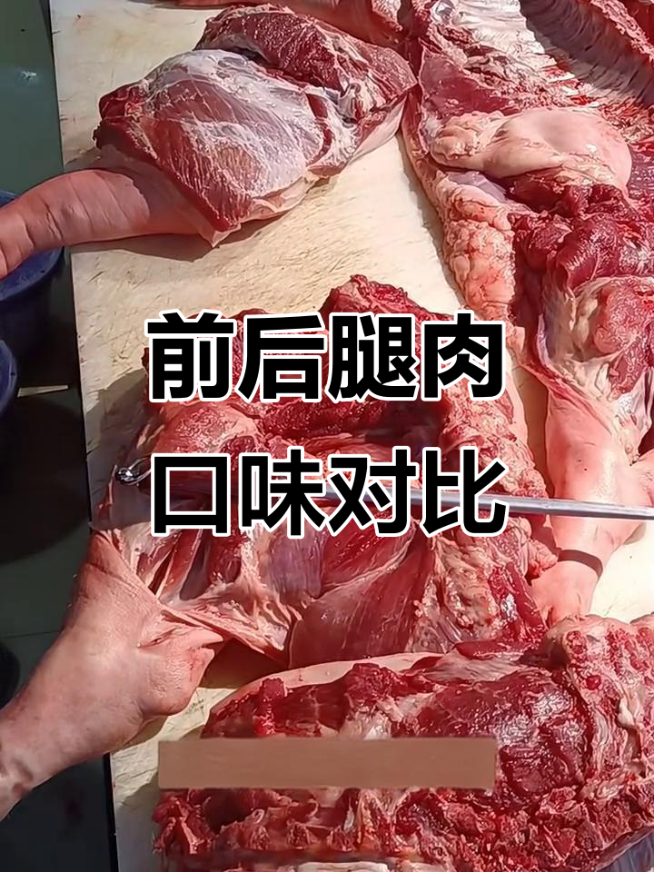 前腿肉和后腿肉的口感差异,哪个更受欢迎?