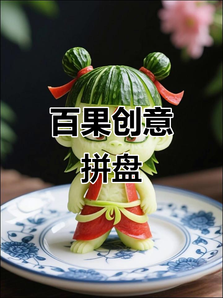 挑战100种水果创意摆盘,哪吒带你玩转味觉艺术