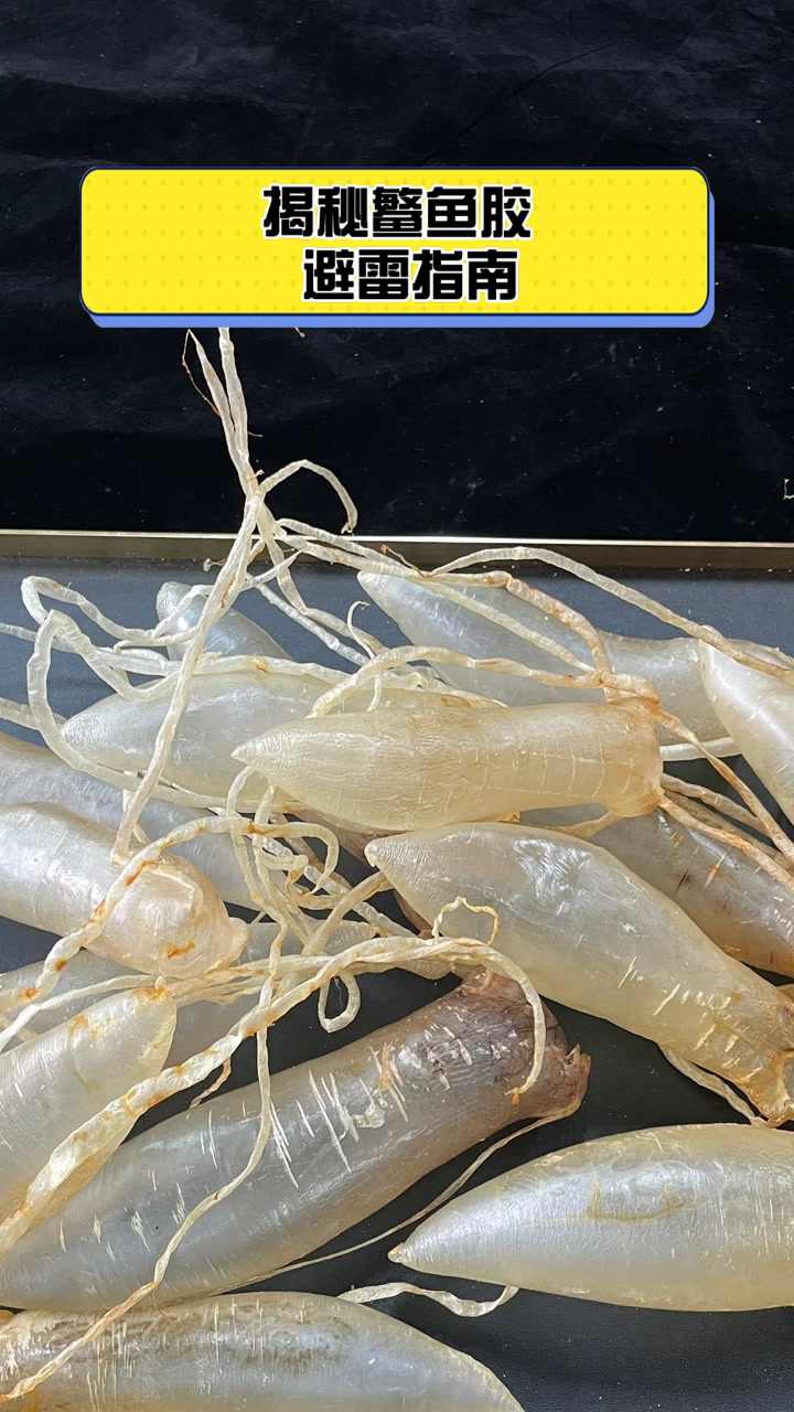 揭秘鳘鱼胶,避雷指南