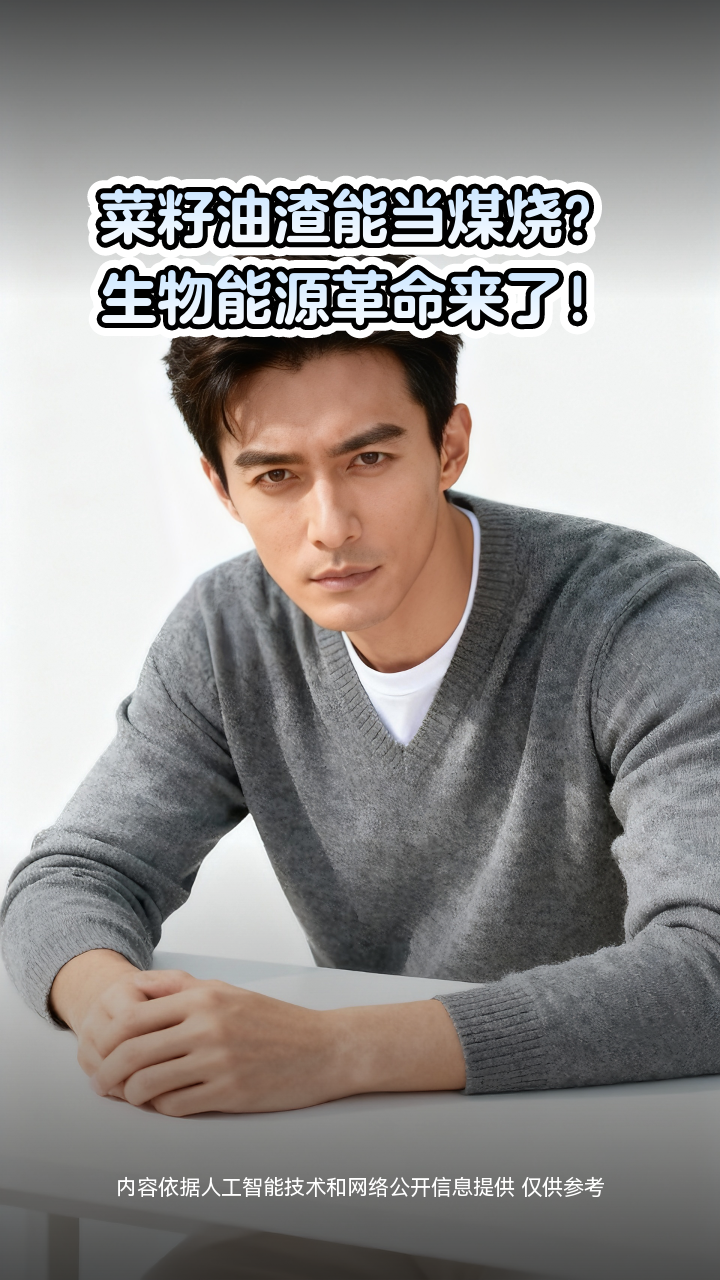 菜籽油渣能当煤烧？生物能源革命来了！