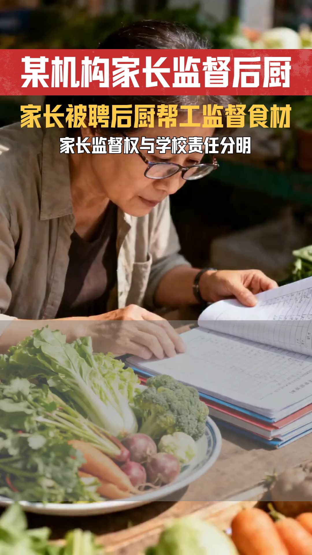每一口都是妈妈的味道 聊城一学校聘家长后厨帮工 家长对食材质量监督是权利还是义务