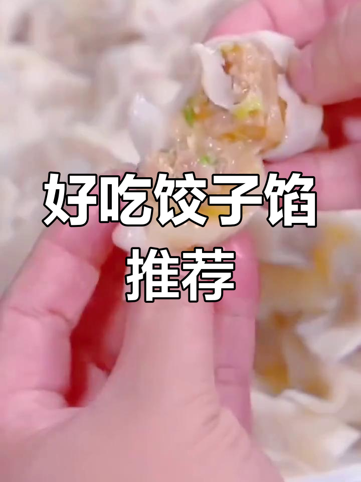 大年初一饺子四种美味馅料,鲜嫩多汁的做法