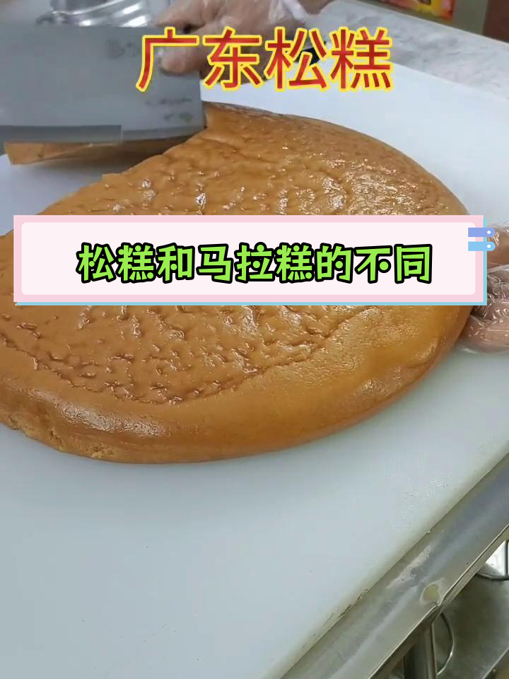 广东松糕与马拉糕的区别解析
