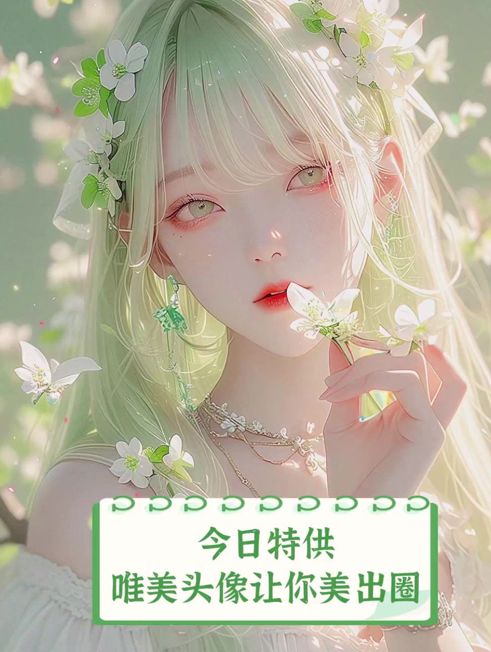 今日特供,唯美头像让你美出圈