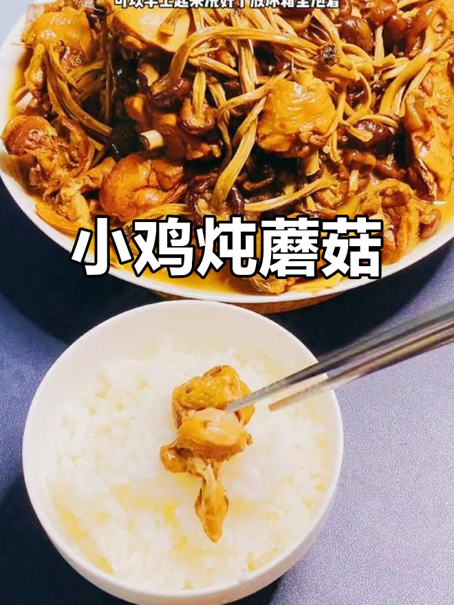 东北小鸡炖蘑菇,简单又美味,半小时搞定!