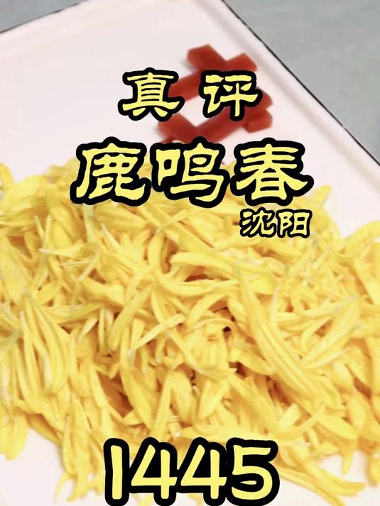 沈阳——鹿鸣春！真是吃的高兴不起来！