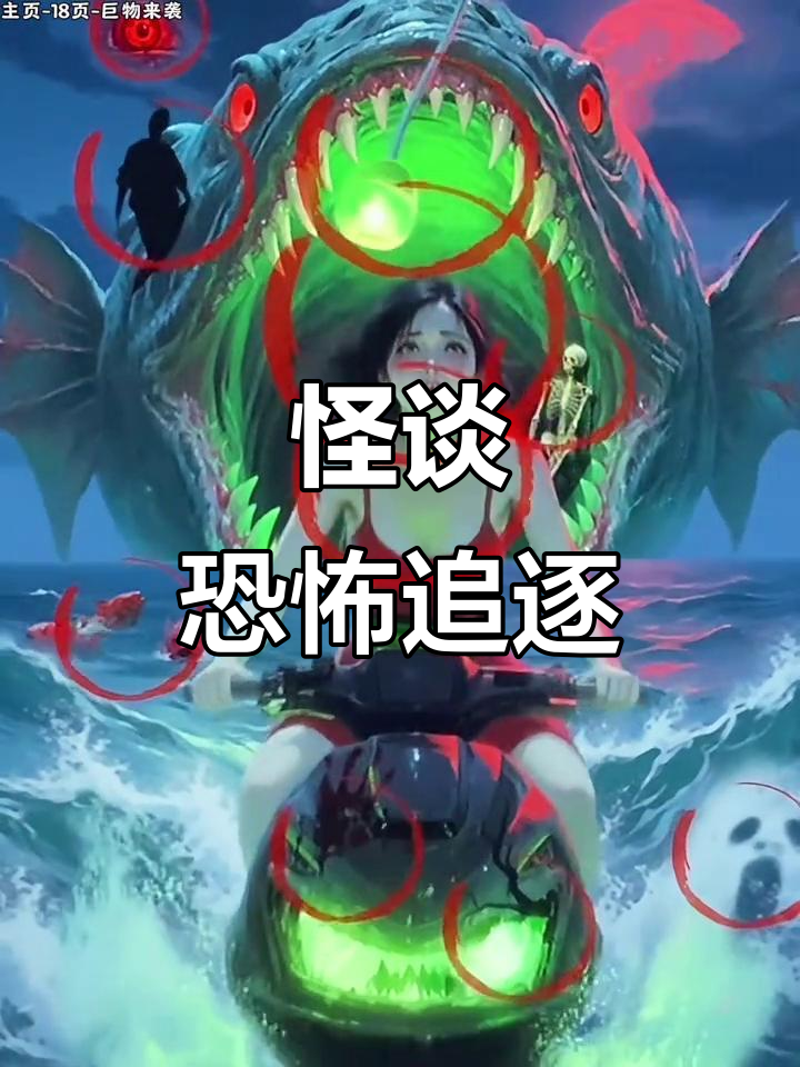 巨物来袭!恐怖鱼追击,船上惊现血手印