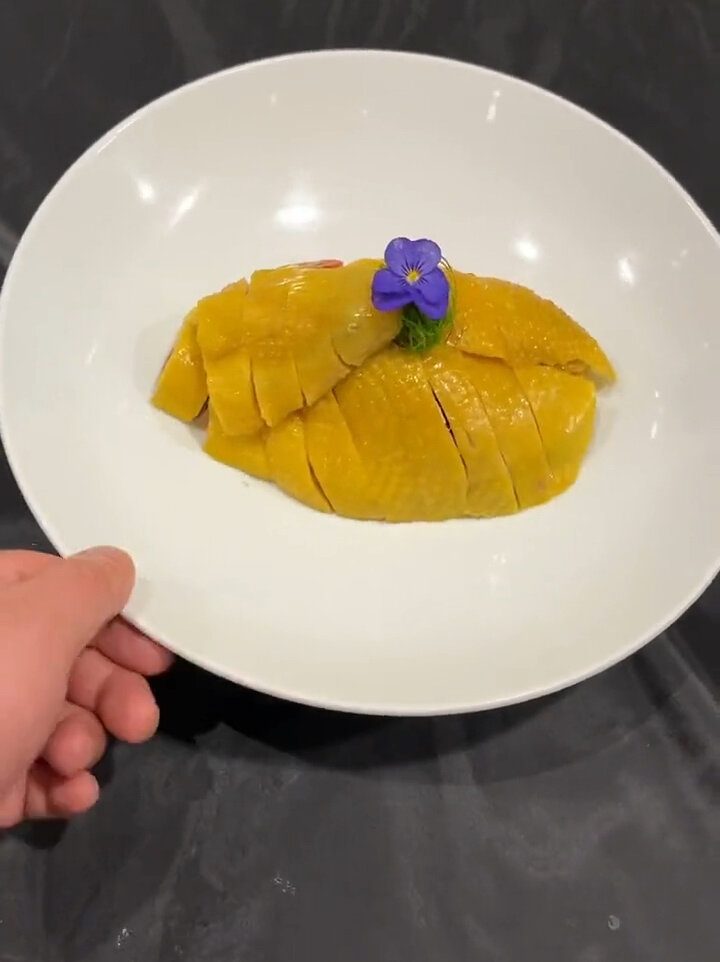 来个完整的鸡摆盘教程