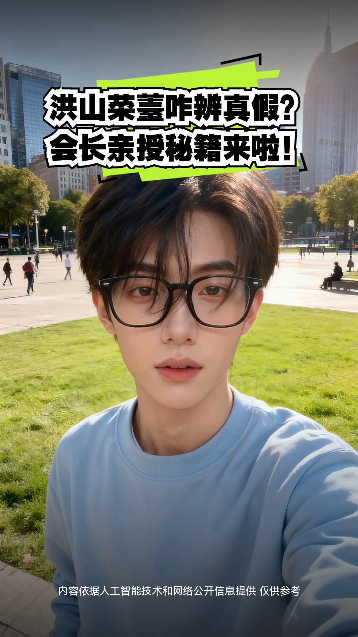 洪山菜薹咋辨真假?会长亲授秘籍来啦!