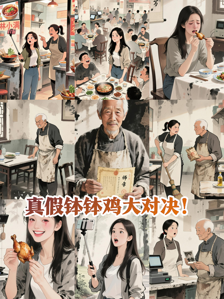 网红探店翻车！假钵钵鸡老板竟是真传人