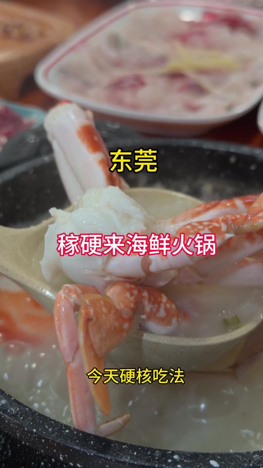 东莞硬核海鲜粥底火锅新鲜到爆你没有的他都有