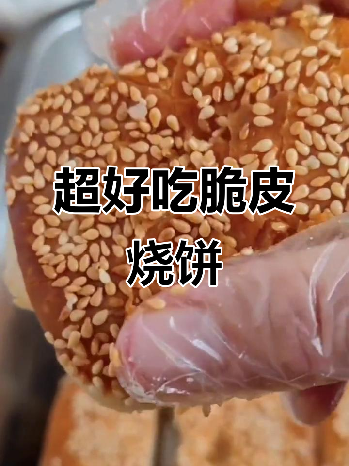 脆皮烧饼制作全攻略,外酥里嫩,咸香十足