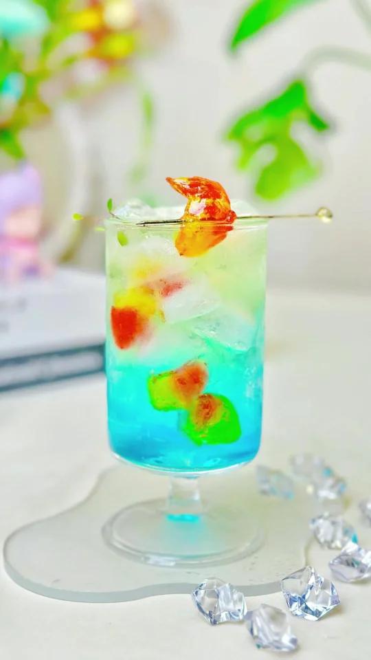 复刻网红饮品|金鱼气泡水
