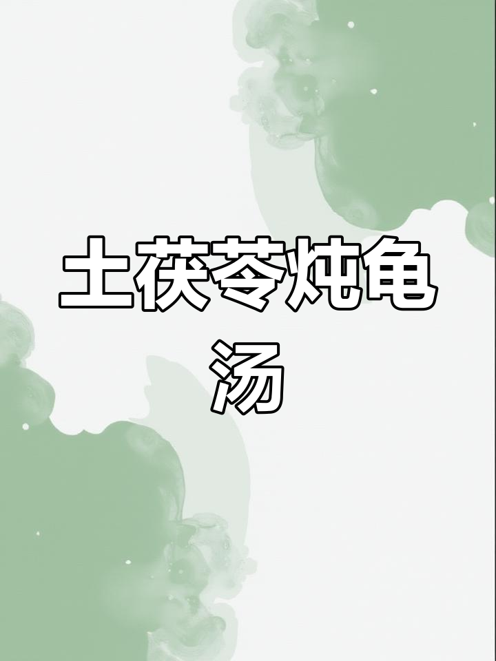 广东土茯苓龟汤,滋补又美味