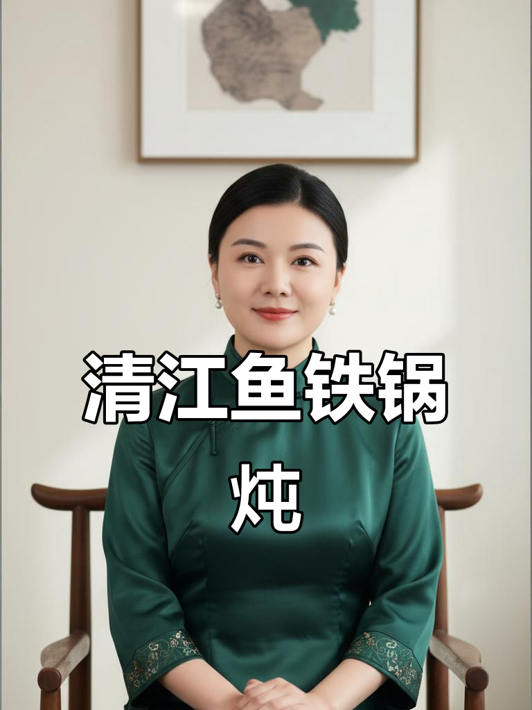 铁锅炖清江鱼,鲜嫩美味一网打尽