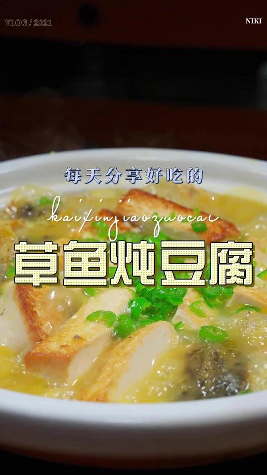 草鱼焖豆腐