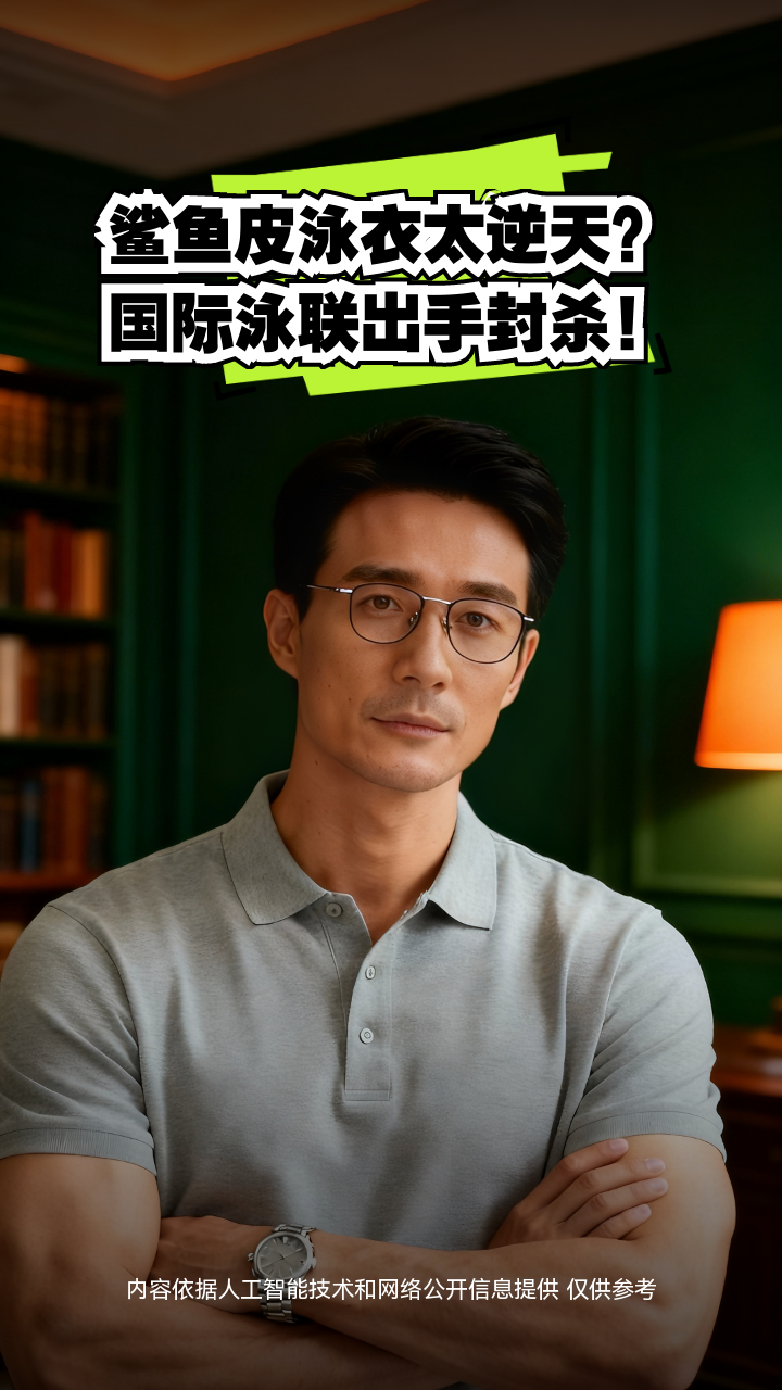 鲨鱼皮泳衣太逆天?国际泳联出手封杀!