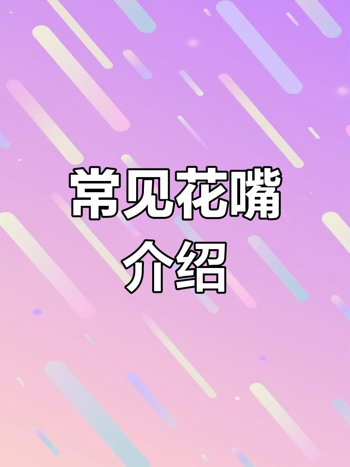 常用韩式裱花花嘴解析,掌握这些你也能做出美丽花朵