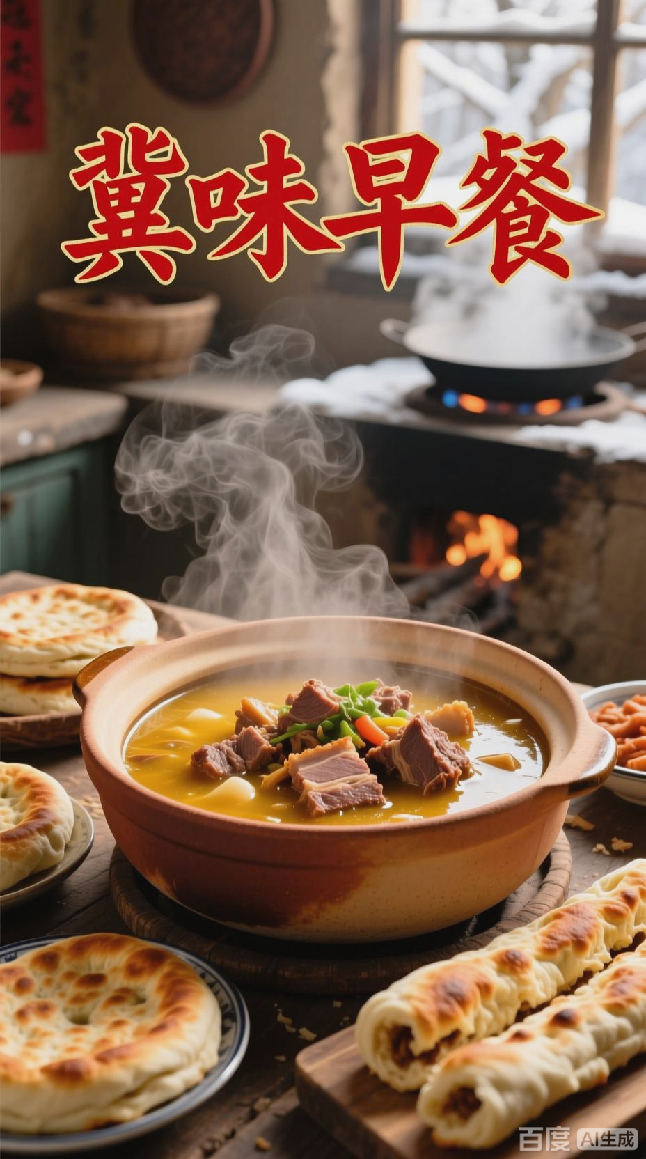 冀菜烩炖精髓，河北人早餐之选