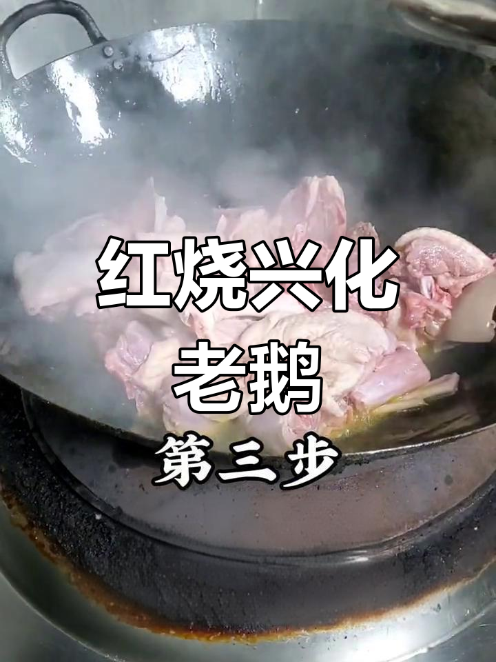 兴化老鹅红烧秘制,家乡味满满