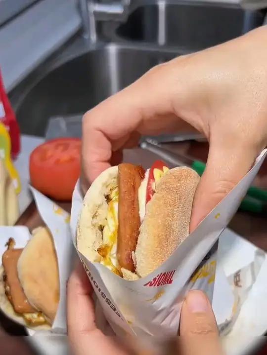 五分钟就能搞定麦当劳同款麦芬早餐,太简单了!低卡营养美味又方便!麦芬汉堡 早餐 汉堡