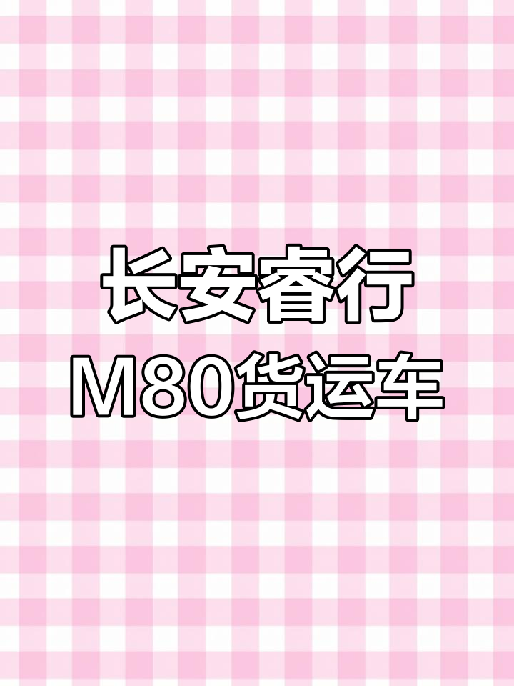 长安睿行M80货运版,24年车况良好