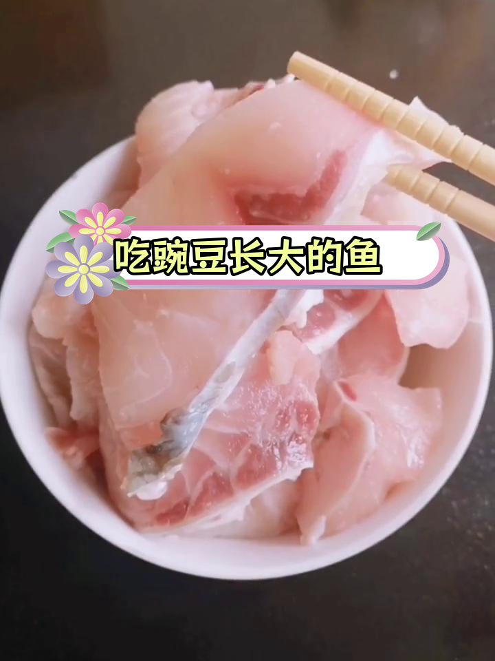 脆肉豌豆鱼,开水烫一烫就美味