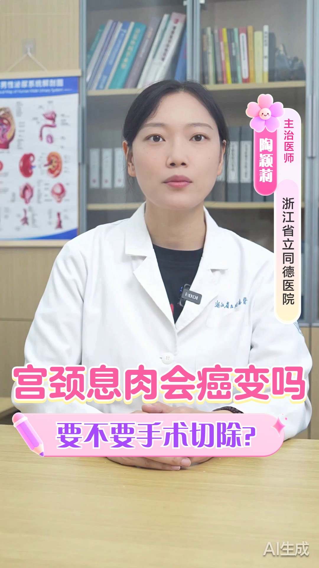 宫颈息肉会癌变吗？要不要手术切除？