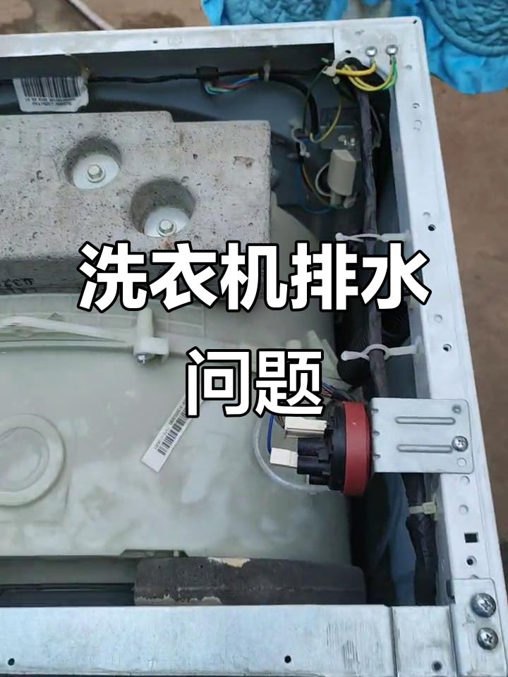 小天鹅洗衣机排水故障,进水与出水位置大不同