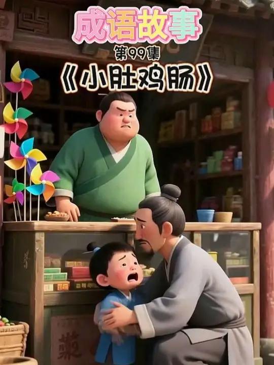 第九十九集|每日一篇成语故事之《小肚鸡肠》比喻人心胸狭窄、气度小,无法容人容事,常因小事斤