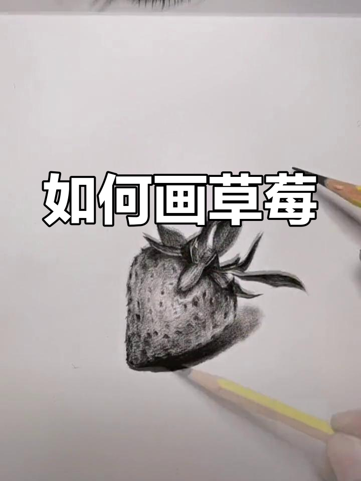 草莓素描教程,轻松掌握细节