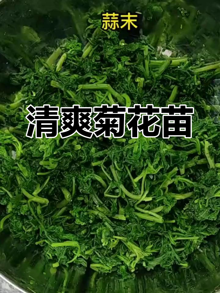 凉拌野菊花的做法