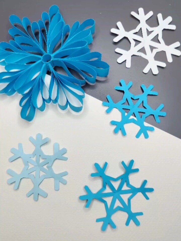这可能是最简单的雪花剪法了