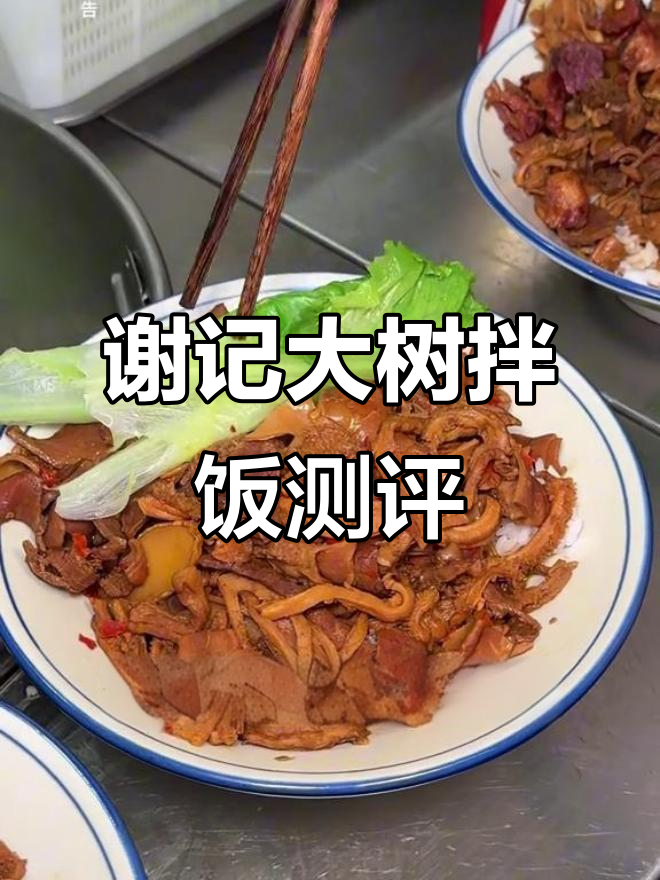 谢记大树新开拌饭店,牛杂无限续吃到爽!