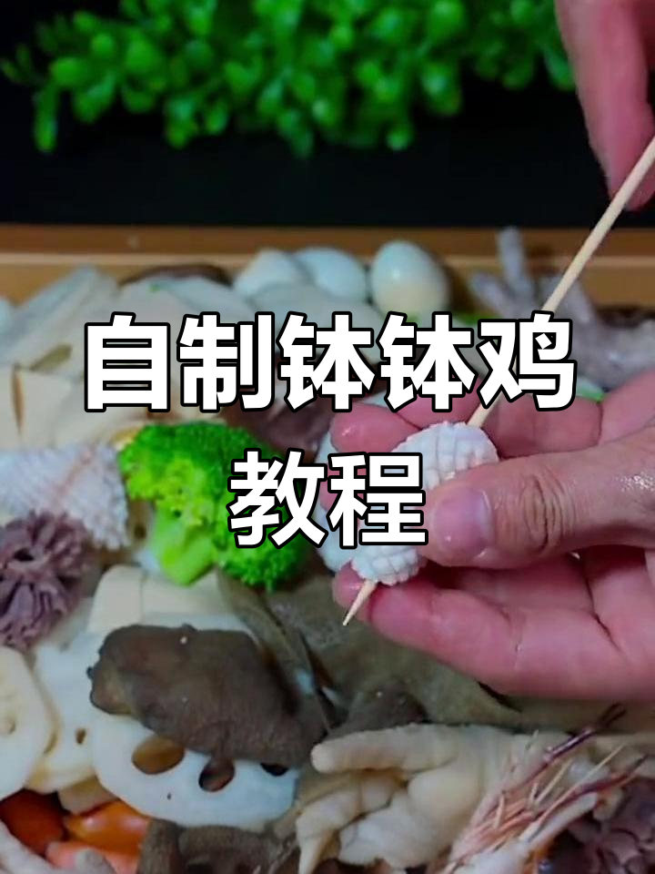 在家轻松做钵钵鸡,荤素搭配更美味