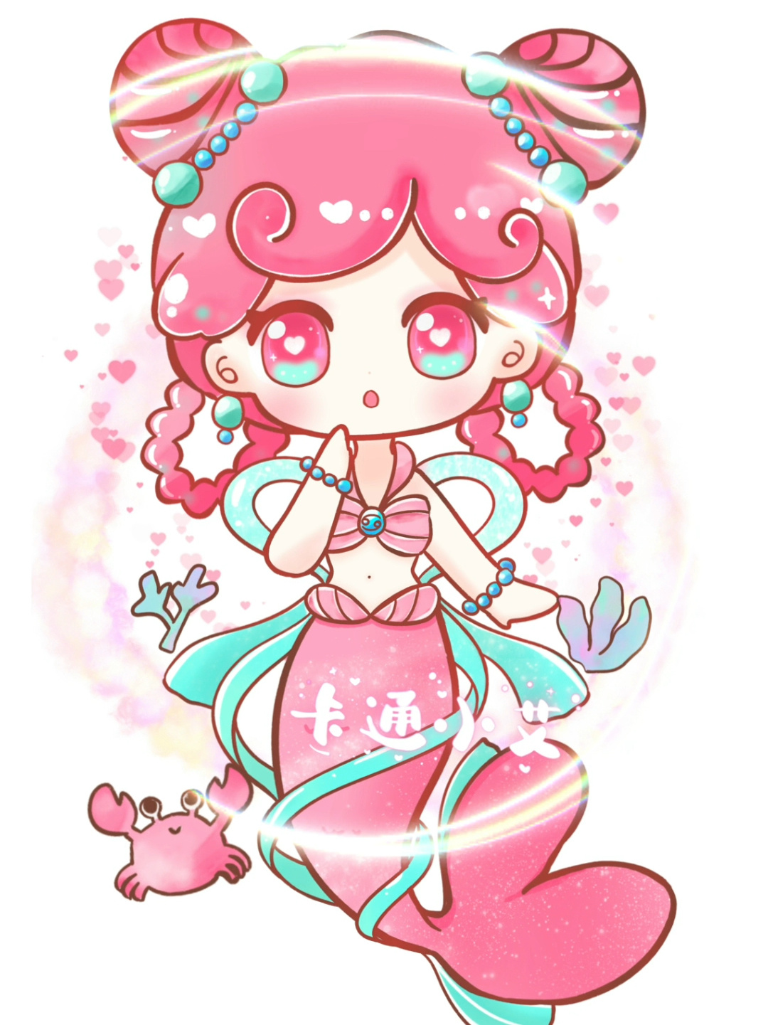 十二星座 美人鱼公主 卡通画