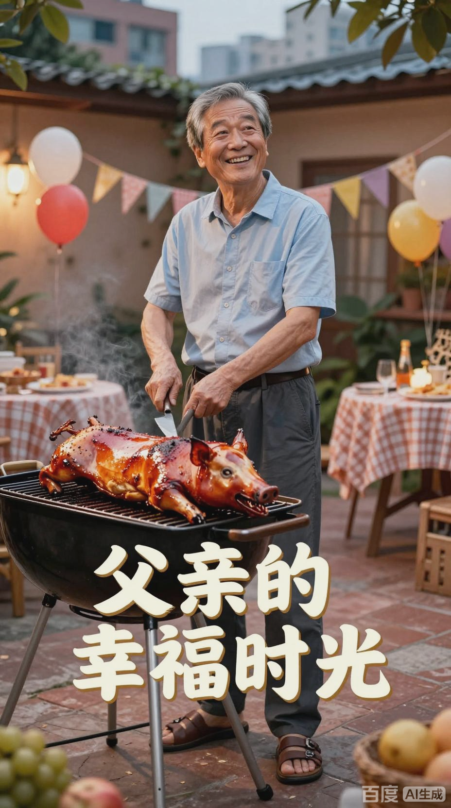 父亲50岁生日派对温馨庆祝